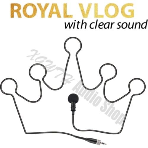 Mini Lavalier Lapel Condenser Microphone with Easy Clip On Best Omnidirectional Lapel Mic for Sennheiser Wireless System