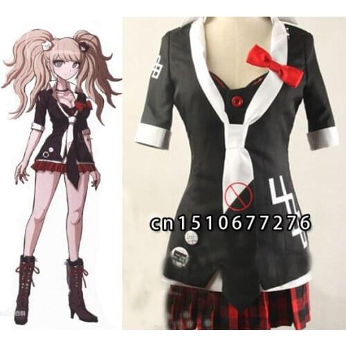 DANGANRONPA Anime Enoshima Junko Cosplay Costume Full set S M L