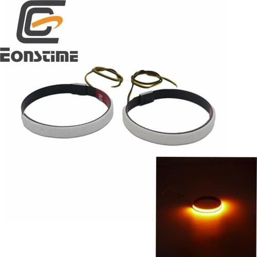 Eonstime 255mm Motorcycle Turn Signal Light Strip 12V LED Motorbike Strip Light Annular Shaped Accessories Car-styling