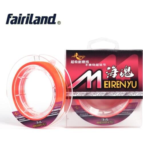 100m ultra abrasion resistance fishing line for ocean rock fishing japan fish line monofilament line surf fishing