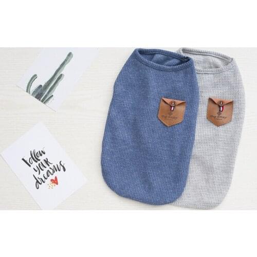 Fashion cute spring and summer dog coat dog vest for small and medium sized dog pet dog t-shirt size s-2xl