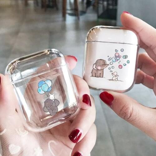 Cute Lovely Dumbo Baby Elephant Shockproof Soft Shell For Airpods Pro Case Wireless bluetooth Headset Air Pods Protection Case
