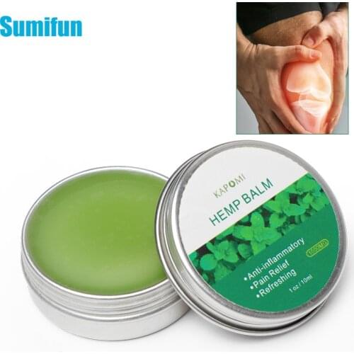 30ml Natural Anti-Inflammation Hemp Cream for Neck Pain Balm Ointment Pain Relief Relieve Musle Lumbar Spine Relief Hemp Balm