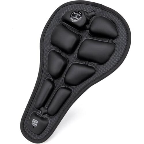 New Bicycle Saddle 3D Bike Seat Cover Comfortable Inflatable Seat Cushion Shock-Absorbing Cushion For Bike Accessories