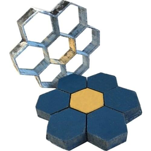 Size 30*30 Garden and wall decorated tools mold for concrete DIY Stone plastic mold pathways paving mold