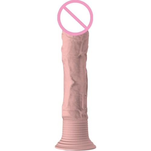Realistic Big Dildo Vibrator Soft Silicone Penis With Suction Cup Sex Toy for Women 10 Frequency Female Masturbation Sex Product