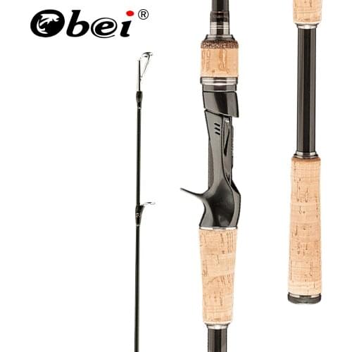 Obei HURRICANE 1.68m1.8m 2.1m 2.4m 2.7m 3m 3 Section 5g-40g M/ML/MH Baitcasting Fishing Rod Travel Ultra Light Casting Lure Rod