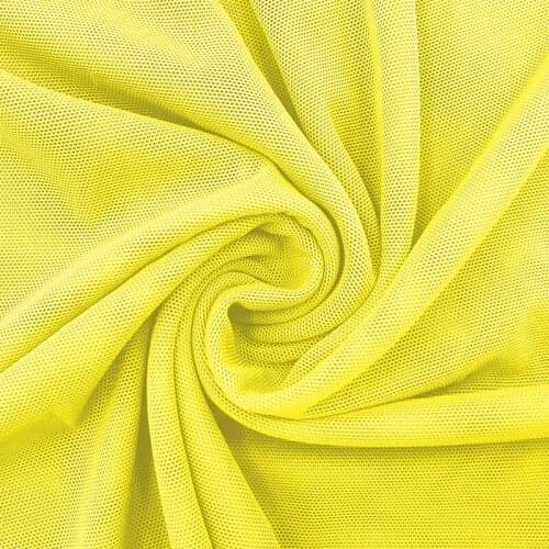 Mesh fabric Net diy high elastic 40D Nylon Spandex 4 way stretch power wedding decoration tulle canary veil