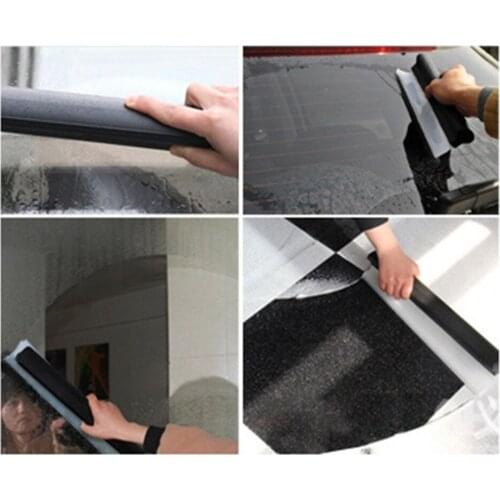 Car Cleaning Water Squeegee Blades Soft Silicone for Windshield Window Glass Wiper Wash Ice Scrapers Snow Brushes
