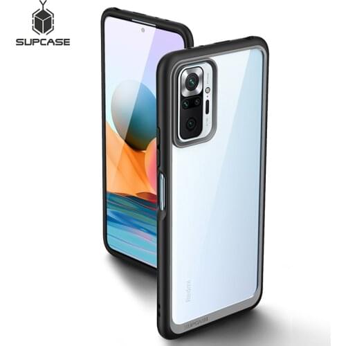 SUPCASE For Xiaomi Redmi Note 10 Pro 4G Case UB Style Anti-knock Premium Hybrid Ultra-Thin Protective TPU Bumper PC Clear Case
