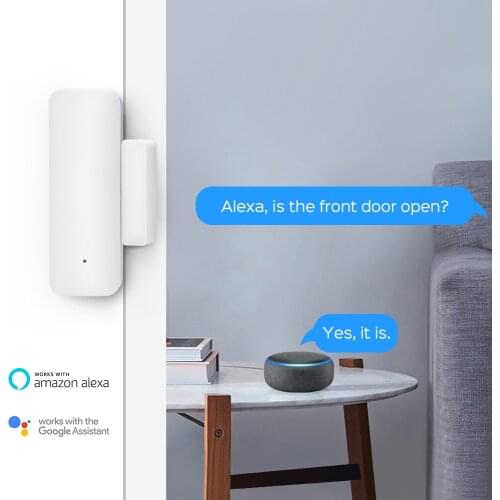 Smart WiFi Door Sensor Door Open /Closed Detectors Magnetic Switch Window Sensor Home Security Alert Security Alarm H-be