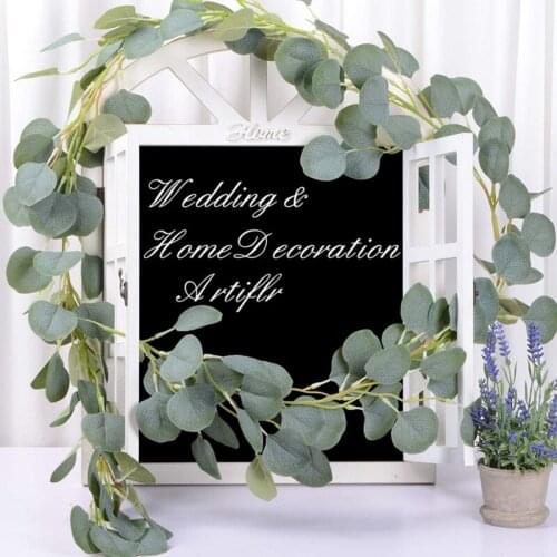 1 Eucalyptus Hoarfrost Artificial Plant Wedding Decoration Interior Home Simulation Plant Wall Fake Flower