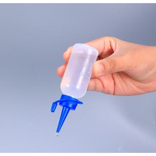 100PCS/lot Empty PE plastic 30ml Needle Tip Glue Bottle Applicator DIY Quilling Tool Oil Liquid squeeze bottles with twist cap