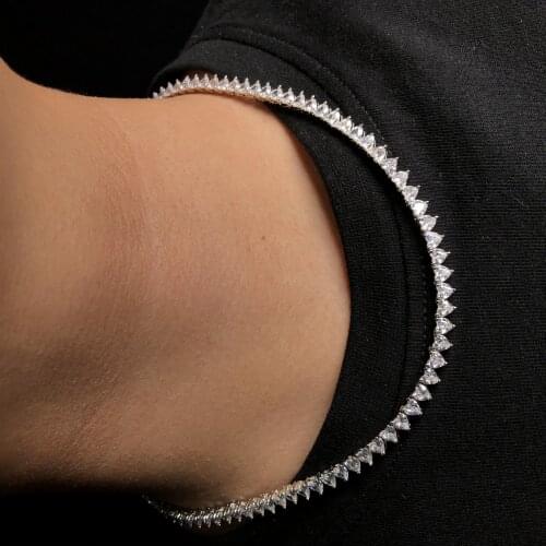 3 Prong Diamond Tennis Chain