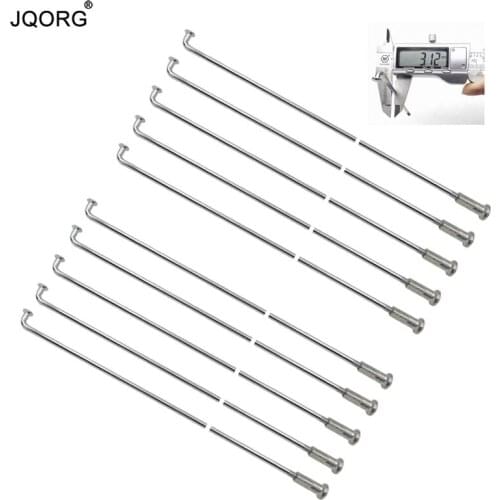 80 Pieces One Lot 45 # Steel Material Sliver Color Electric Motorcycle Spokes Diameter 3.12 mm J-bend Electric Bike Spokes