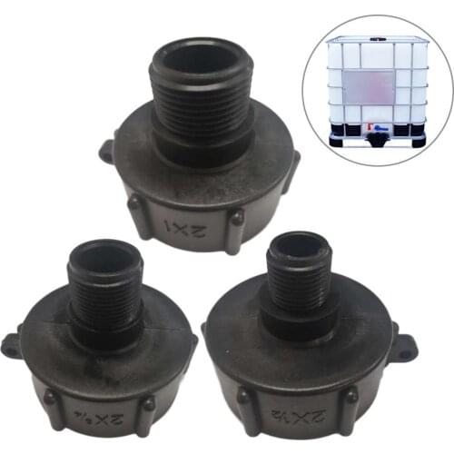 IBC Tank Adapter 1/2 ', 3/4', 1 Tote Tank Connector Water Tank Fitting Garden Hose Ton Barrel Accessories