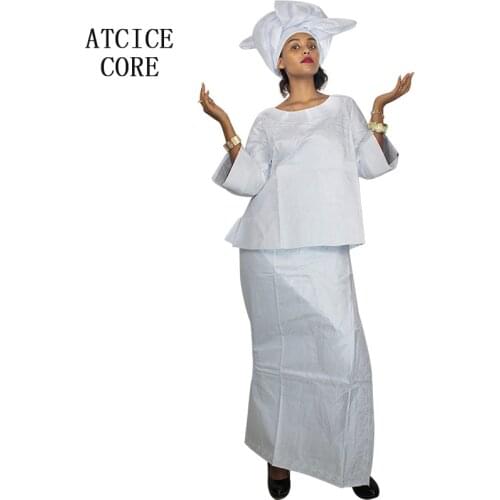 African dresses for women 100% COTTON NEW AFRICAN FASHION DEISGN BAIZN RICHE EMBROIDERY traditional african clothing