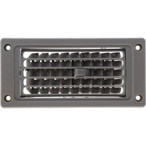 Car Marine RV Boat AC Air Conditioner Linear Vent Grille Cover Ducted Gray Beige