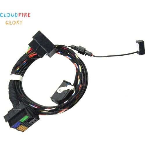 1K8035730D Car Radio Bluetooth Module Direct Plug Wireless Microphne Harness Cable For Volkswagen RNS510 9W2 9W7 9ZZ