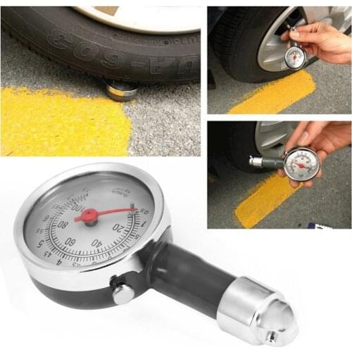 Black High Precision Car Motor Bike Dial Tire Mini Tire Pressure Gauge Meter Measurement Fetal Pressure Monitor Tools