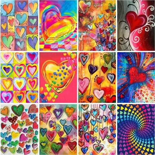 EverShine Diamond Painting Love Cross Stitch Diamond Art Mosaic Embroidery Sale Landscape Handicraft Hobby Gift Wall Decor