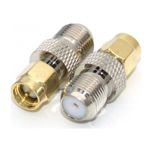 F Female To SMA Male Plug RF Coaxial adapter Connectors