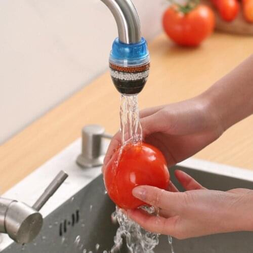 Water Filter Purifier Household Kitchen Home Tap Faucet Filtration Cartridge Faucet Nozzle Water Filter Adapter Kitchen Tool