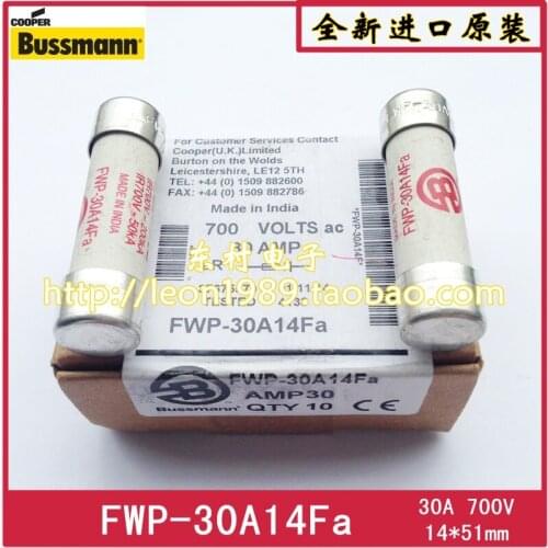 US Bussmann Fuses FWP-30A14Fa FWP-30A14F 700V 14 times; 51mm