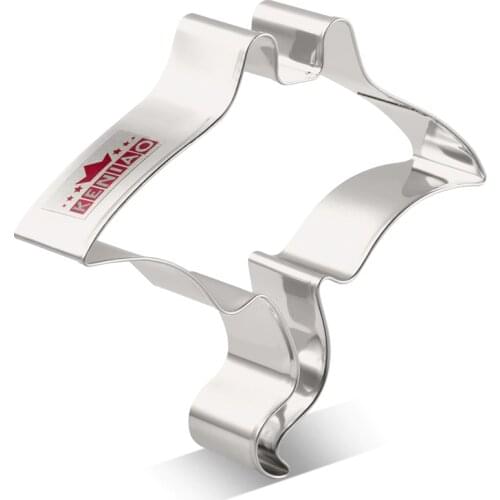 KENIAO Ocean Mobula / Manta Cookie Cutter for Kids Birthday Party Cutters-Biscuit / Bread Cutter -11.4 x 11.4cm-Stainless Steel