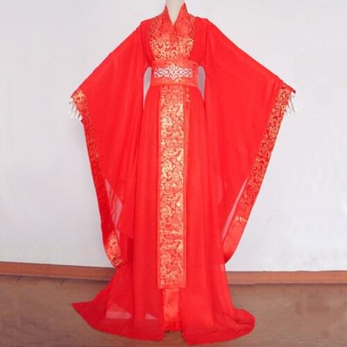 Chinese Anime Tian Guan Ci Fu Xie Lian Cosplay Costume Red Wedding Dress Costumes Full Set Halloween Cosplay Outfit for Women