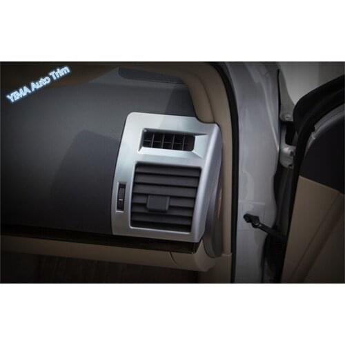 Lapetus Side Air Conditioning AC Vent Outlet Cover Trim 2 Pcs Fit For Toyota Land Cruiser Prado FJ150 2014 - 2020 ABS