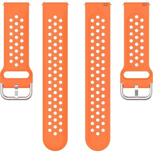 Hot Sale Replacement 22mm Soft Silicone Sport Bracelet Watch Band Strap For Pebble Time Huawei Samsung Fossil Gen Smart Watch