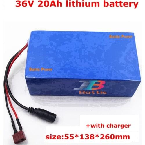 18650 li-ion battery 36v 20ah lithium rechargeable bateria electric bike bicycle cargador 36v 18ah for 36v 500w 750w +charger