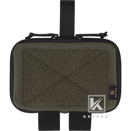 KRYDEX MED1 Medical Pouch TRA Style Tactical IFAK Tourniquet Holder MOLLE Belt Blow Out Storage Bag EMT Trauma Kit Carrier RG
