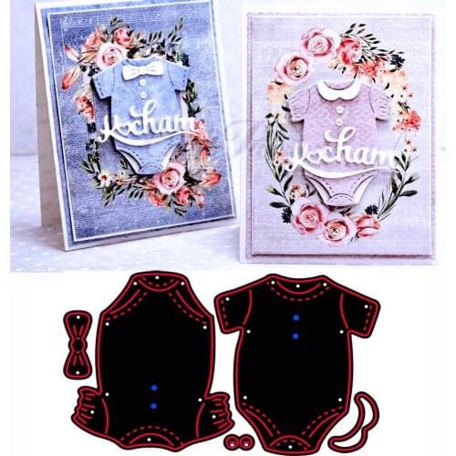 Cartoon clothing decoration Metal Cutting Dies for DIY Scrapbooking Album Paper Cards Decorative Crafts Embossing Die Cuts