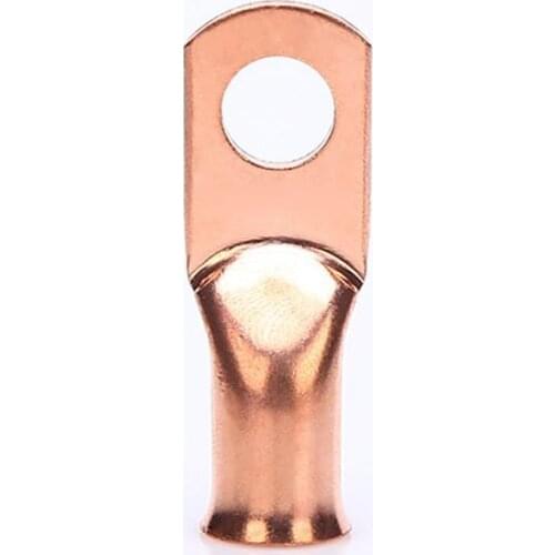 Bare Copper Lugs Ring Terminals Heavy Duty Battery Wire Welding Cable Terminals