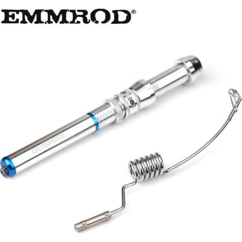 New EMMROD Ice Fishing Rod Boat/Raft 38cm Very short Winter Fishing Rod Mini Gift Childrens Christmas present rod