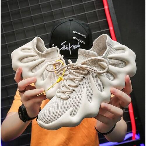 2021 autumn new Octopus mens shoes breathable casual shoes volcanic soled mens sports shoes Chaofei woven mesh shoes