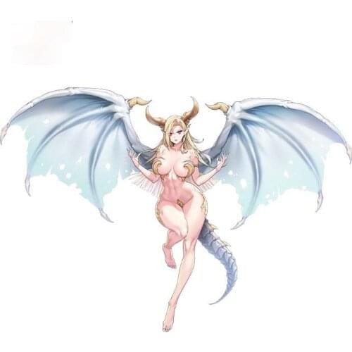 Personality Anime Game Kunoichi Zero for Last Origin No Mosaics Sexy Girl Sticker for Luggage Skateboard Decoration Decals