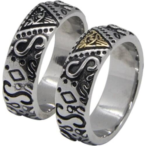 Support Dropship Newest Size 7-12 Band Ring 316L Stainless Steel Jewelry Unisex Ring
