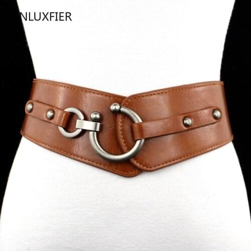 J100 Lady Dress Belt Girls Coat Waistband Loose Belts Hight Elastic Wide Waistband Elastic Decoration Sweater Coat Waistband