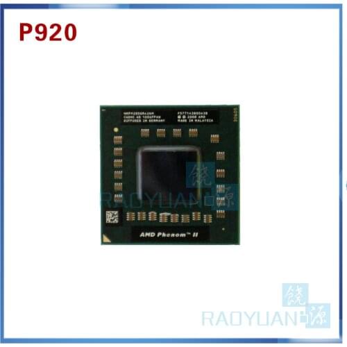 Laptop cpu processor AMD P920 HMP920SGR42GM 1.6GHz 2MB Quad Core Socket S1 (S1g4) PGA638