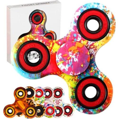 Spinner LED Spinner finger Mini Music EDC Hand Spiners For Adult Funny Tri-Spinner Toys