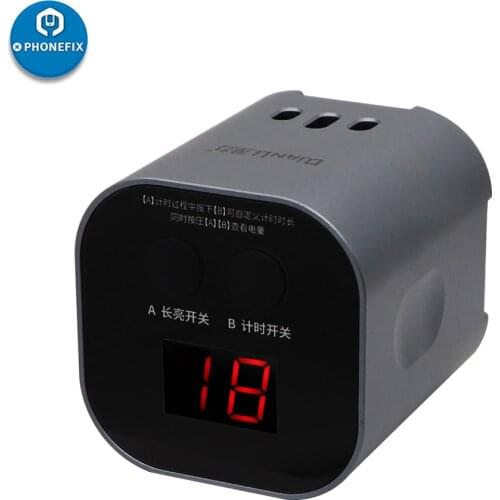 Qianli Intelligent UV Curing Lamp Green Oil Fast Curing Light for Mobile Phone Motherboard UV Glue Curing Repair Lamp