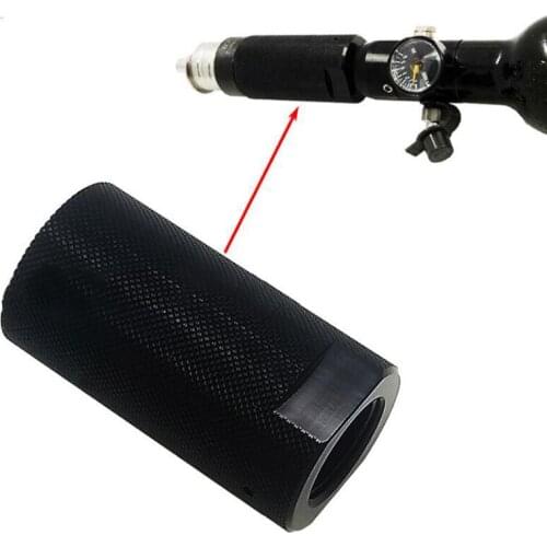 High Quality Black Female G1/2 To M18*1.5 Airforce Condor To Paintball Bottle Converter Adapter