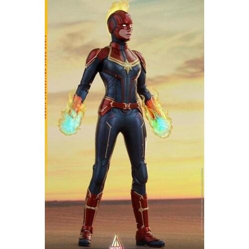 1:6 Marvel Avengers Captain Marvel Super Hero Articulated Action Figure Model Toys