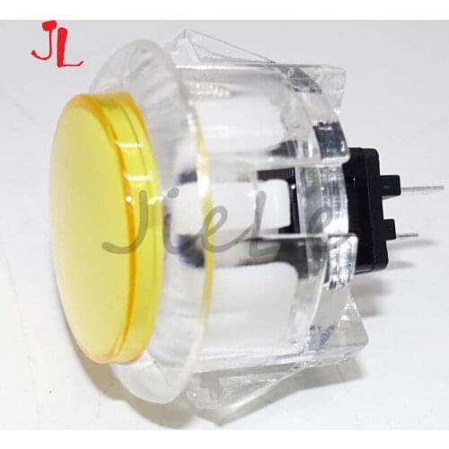 10pcs Transparent No LED Arcade 30mm Push Button Copy SANWA Replace OBSF-30 OBSN-30 for DIY Raspberry pi MAME PC Pandora Game