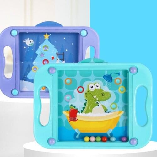 3D Kids Educational Toys For Children Baby Puzzle Montessori Maze Balance Games Toys kids Toddlers 2-4 Years Anime Cartoon Cards