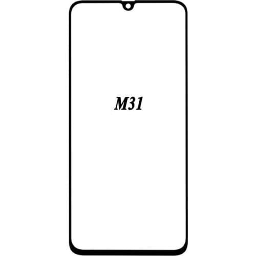 5pcs For Samsung M31 glass panel with OCA