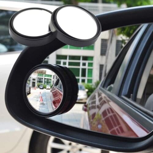 Car 360 Wide Angle Round Convex Mirror Car Vehicle Side Blindspot Blind Spot Mirror Wide Rear View Mirror Small Round Mirror